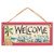 Welcome Hula Dance Beach Two Sided Sign 35072