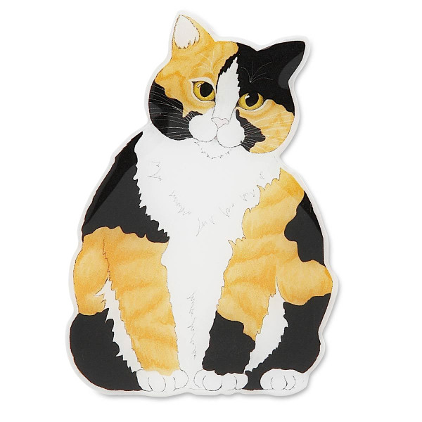 Calico Cat Shape Magnet - Approx Measures 2" x 1.75" - 45440