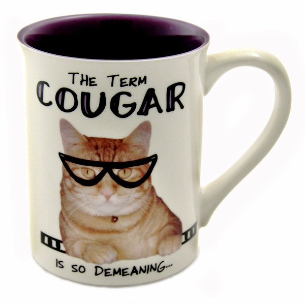 Cat Mug "Cougar - Man Eating Tiger" - 4044278