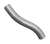 Ultra Flex Steel Hose 5.00in - Galvanized (Sold in 5FT Increments)