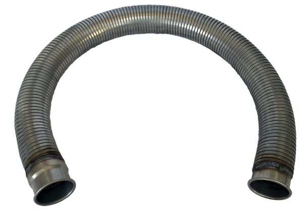 Rigid Flex Steel Hose 2.50in - Galvanized (Sold in 5FT Increments)