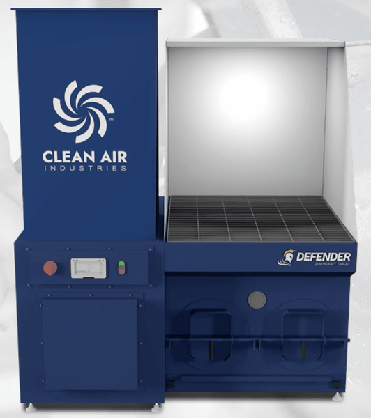Clean Air Industries 4x3 DDT Downdraft Table Fume Extractor - Grinding, Plastics Buffing/Cutting, or Welding Applications