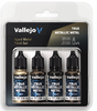 Vallejo True Metallic Metal Paint Set