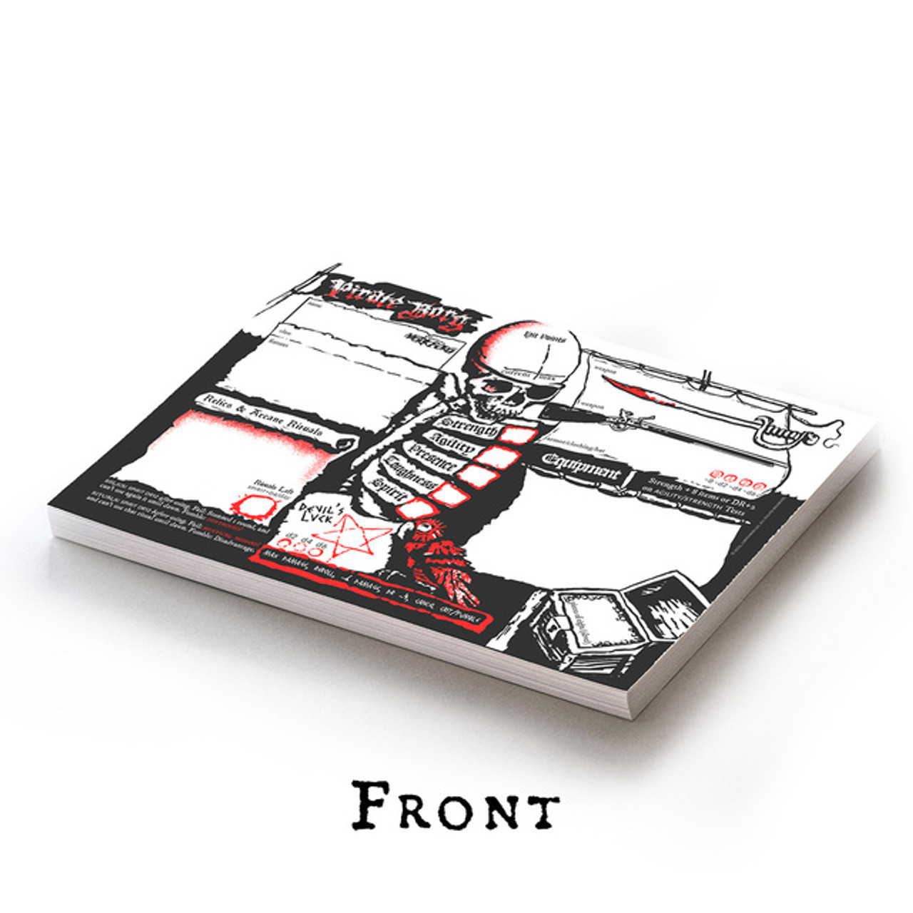 Pirate Character/Ship Sheet Pad GigaBites Tabletop Cafe