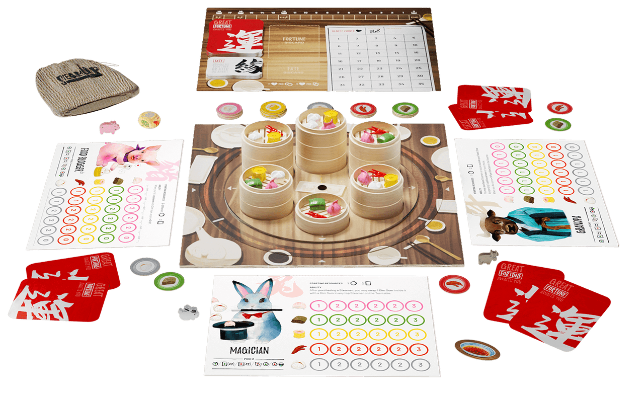 Review of Steam Up - Dim Sum Board Game 