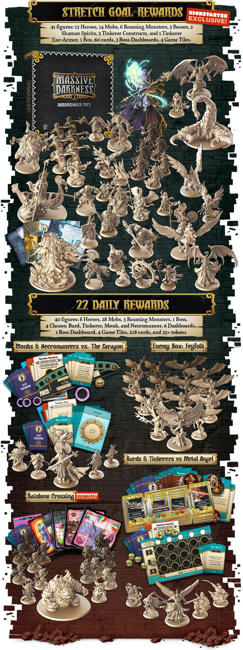 Darkbringer Target Massive Darkness 2 Core Box & Darkbringer Pack (Kickstarter Exclusive ...