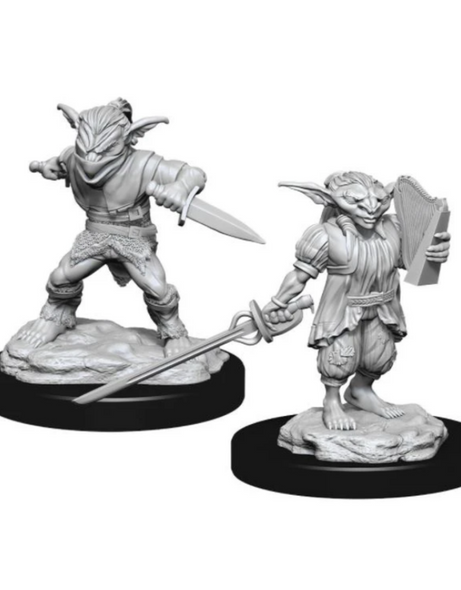 Goblin Rogue and Goblin Bard Dungeons & Dragons Nolzur`s Marvelous Unpainted Miniatures