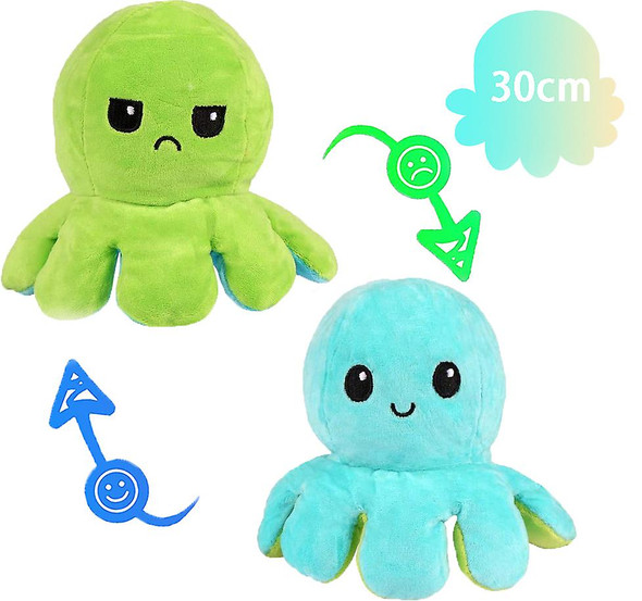 Reversible Octopus Plush Small