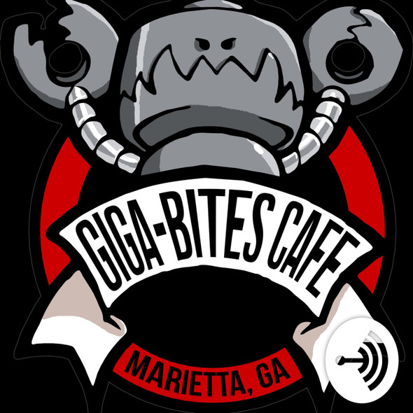 Giga-Bites Cafe Iron On Patch