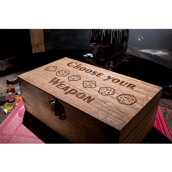 Choose Your Weapon Large Dice Box