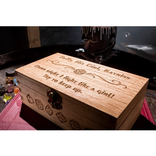 Girl Power Large Dice Box Girl Power Large Dice Box