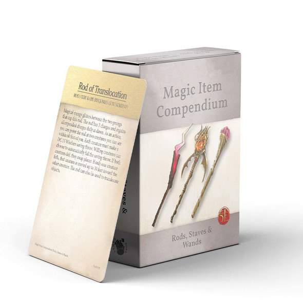 Magic Item Compendium: Rods, Staves, & Wands