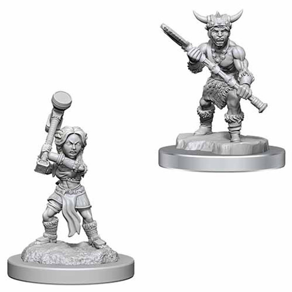 Dungeons & Dragons Nolzur`s Marvelous Unpainted Miniatures: W18 Halfling Barbarians