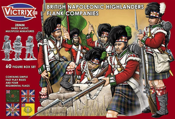 Victrix Miniatures British Napoleonic Highlanders Flank Companies