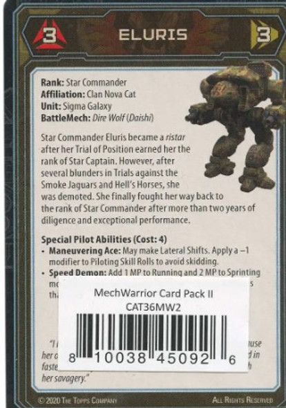 Mechwarrior Card Pack