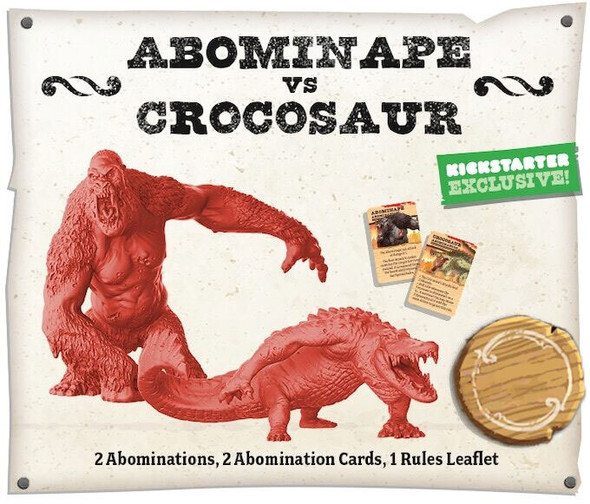 Zombicide: Undead or Alive -  Abominape vs Crocosaur  (Kickstarter Exclusive)