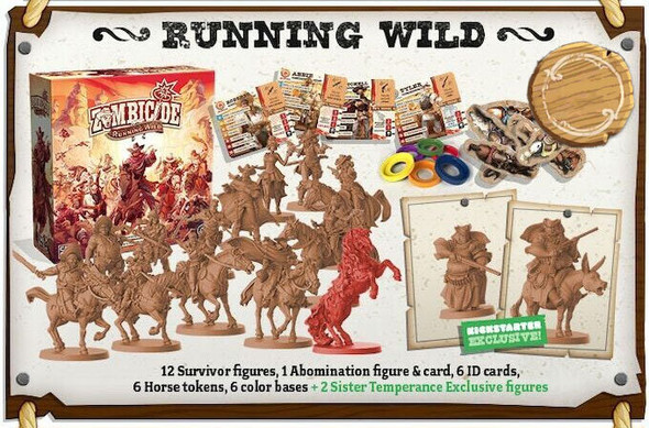 Zombicide: Undead or Alive - Running Wild w/ Kickstarter Exclusive Sister Temperance