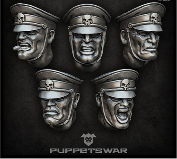 Puppetswar: (Accessory) Honour Guard Heads (5)