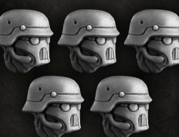 Puppetswar: (Accessory) Masked Sturmpioniere Heads (5)