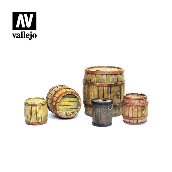 Vallejo Scenic Accessories: Wooden Barrels