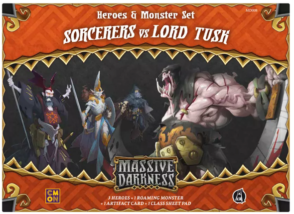 cmMassive Darkness: Heroes & Monster Set – Sorcerers vs Lord Tusk (2017)