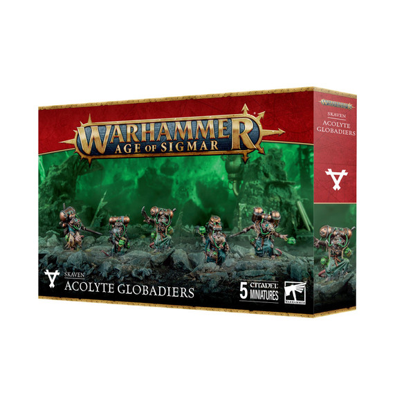 (Pre-Order) SKAVEN: ACOLYTE GLOBADIERS