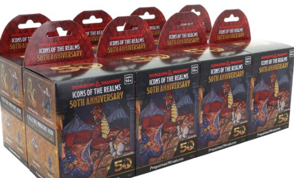Dungeons & Dragons: Icons of the Realms Set 31 50th Anniversary Booster Brick (8)