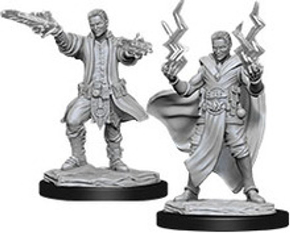 Male Human Sorcerer with Lightning Dungeons & Dragons Nolzur`s Marvelous Unpainted Miniatures
