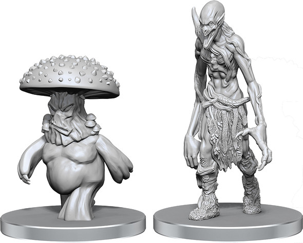 Pathfinder Battles Deep Cuts Unpainted Miniatures: W26 Myceloid & Grimstalker