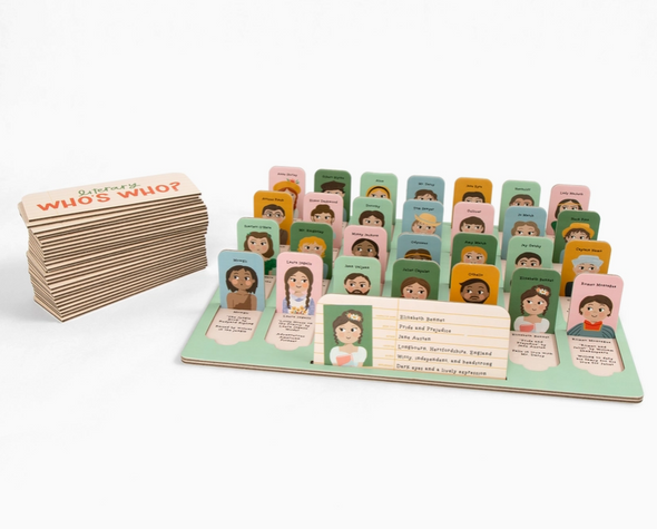 Literary Who's Who - Clues & Guessing Game