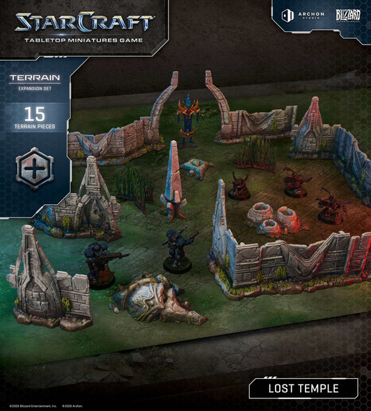 (PRE-ORDER) STARCRAFT: TERRAIN SET - LOST TEMPLE