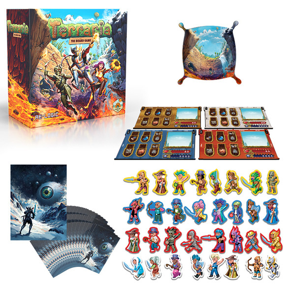 (PREORDER 3/31) Terraria: The Board Game (Deluxe Hellstone Edition)