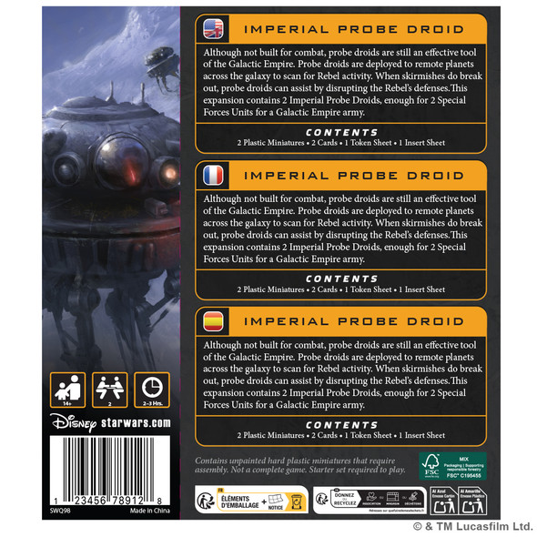 (PRE-ORDER) Star Wars: Legion - Imperial Probe Droids