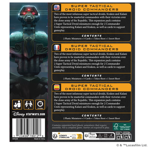 Star Wars: Legion – Super Tactical Droid Commanders