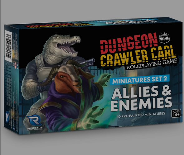 (PREORDER) Dungeon Crawler Carl RPG: Allies & Enemies Minis Set 2