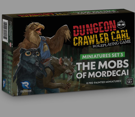 (PREORDER) Dungeon Crawler Carl RPG: Mobs of Mordecai Minis Set 3
