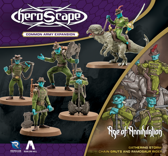 HEROSCAPE: CHAIN GRUTS AND RAMOSAUR RIDER ARMY EXPANSION