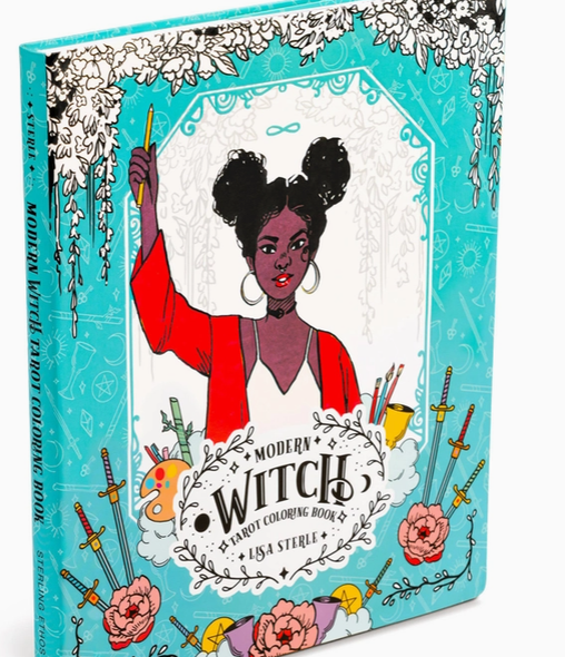 Modern Witch Tarot Coloring Book