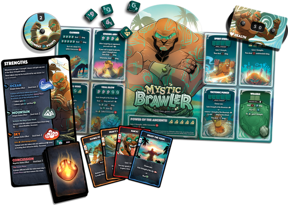 (PRE-ORDER) DICE THRONE HERO PACK - MYSTIC BRAWLER