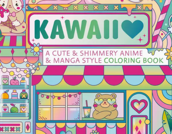 Manga Sparkle: Kawaii Anime & Manga Coloring Book
