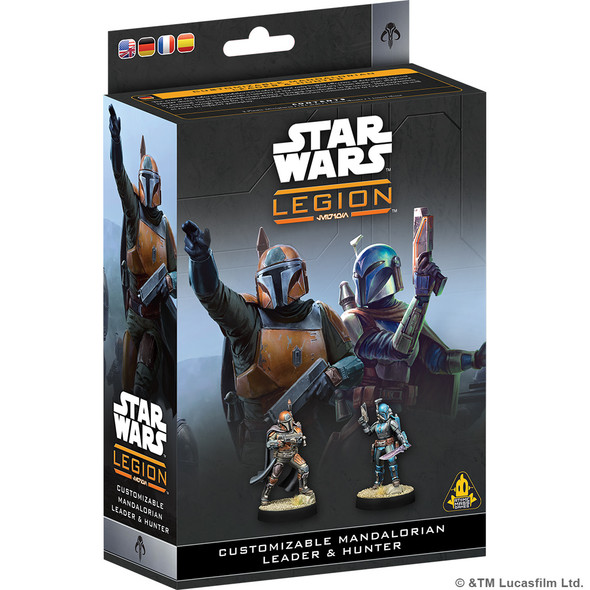(PRE-ORDER) Star Wars: Legion - Customizable Mandalorian Leader and Hunter