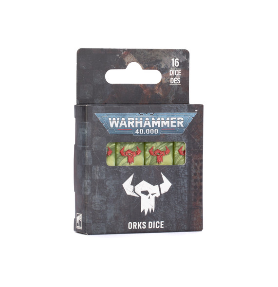 (Pre-Order) WARHAMMER 40000: ORKS DICE