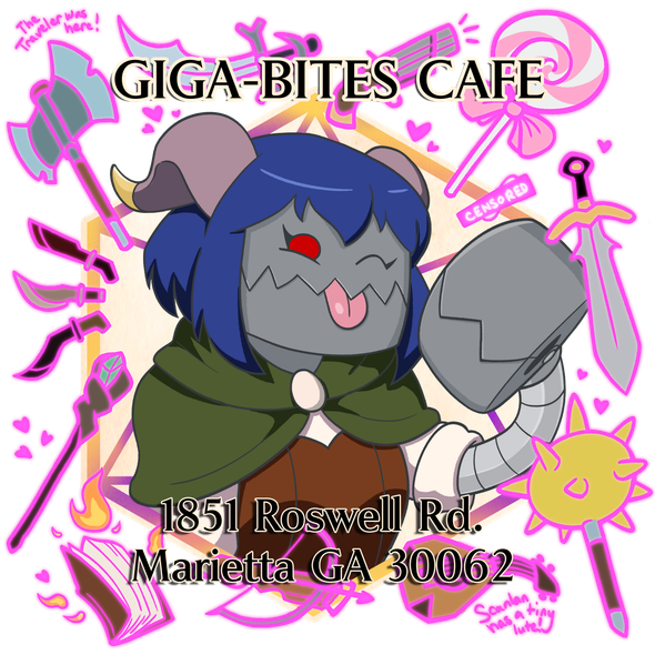 Giga-Bites Mighty Nien Sticker 3"