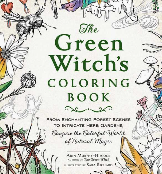 Green Witch's Coloring Book