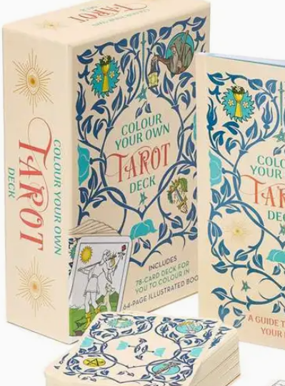 Color Your Own Tarot Book & Card Deck