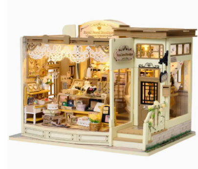 Diy Miniature House Kit: Royal Jewel Boutique