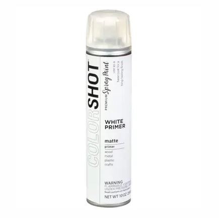 Colorshot Matte White Primer (White) 10 oz.