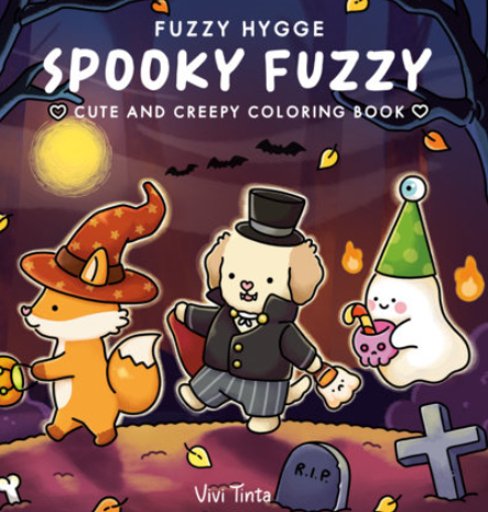 Spooky Fuzzy Coloring Book