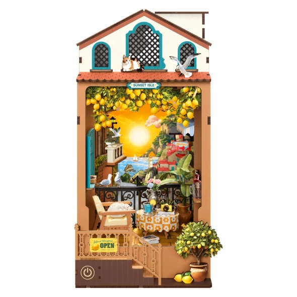 Diy Book Nook Kit: Sunset Isle