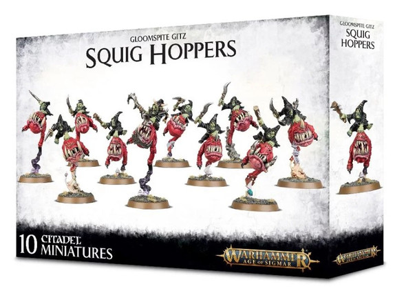 Gloomspite Gitz: Squig Hoppers / Boingrot Bounders